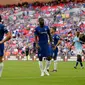 Ekspresi pemain Chelsea usai kalah melawan Manchester City dalam Community Shield di Wembley, London, Inggris, Minggu (5/8). Manchester City menang 2-0. (AP Photo/Tim Ireland)