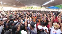 Kampanye Akbar, Paslon Bupati Nomor Urut 2 Gelar Konser Bersama Seniman Banyuwangi, Dihadiri Ribuan Pendukung
