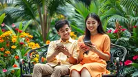 350 Caption Pantun Gombal Romantis dan Lucu, Bikin Senyum-Senyum