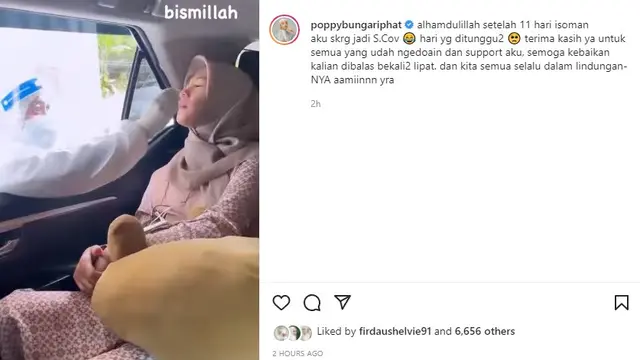 Poppy Bunga (Foto: Instagram/@poppybungariphat)