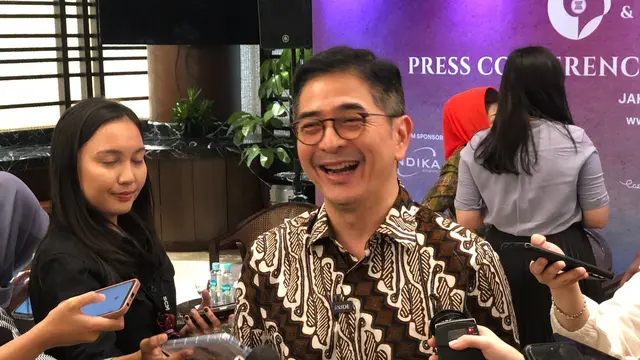 Ketua ASEAN Business Advisory Council (ASEAN-BAC) Arsjad Rasjid, mengaku akan menyampaikan di depan para delegasi ASEAN-BAC bahwa perekonomian Indonesia sangat resilien. (Tira/Liputan6.com)