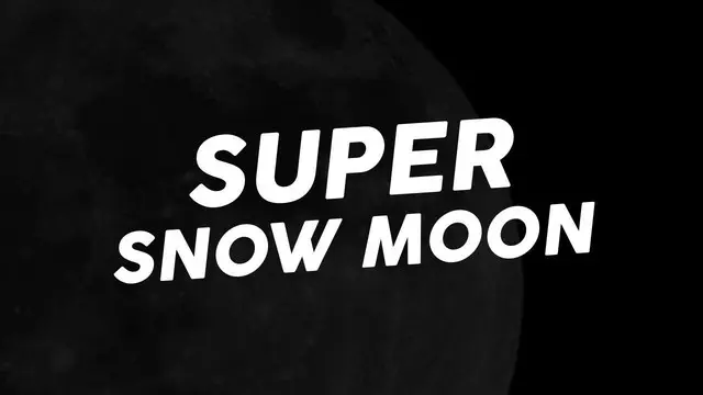 Fenomena Super Snow Moon akan terjadi pada Selasa 19 Februari 2019.