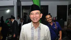 Ketua Umum PPP Suryadharma Ali (SDA) menghadiri acara Silaturahmi Nasional Alim Ulama se-Indonesia di Jakarta, Kamis (23/10/2014). (Liputan6.com/Miftahul Hayat)