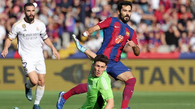 Ilkay Gundogan - Barcelona Vs Real Madrid di La Liga 2023/2024