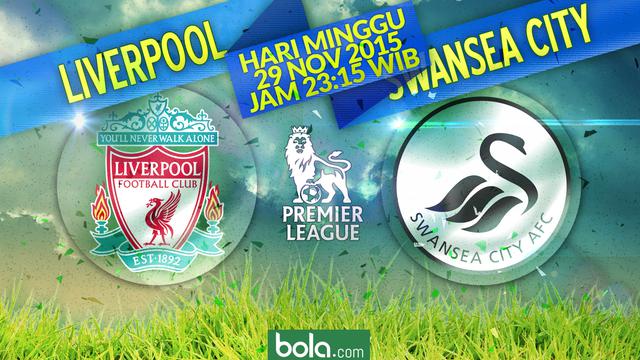 Liverpool vs Swansea City (Bola.com/Samsul Hadi)