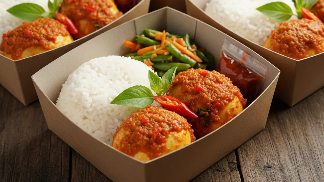 Ide Jualan Lauk Nasi Box yang Menguntungkan (Foto: Gemini AI)