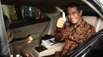 Menteri Pertanian, Andi Amran Sulaiman usai berdiskusi dengan Pimpinan KPK, Jakarta, Jumat (24/2). Pertemuan tersebut membahas tatakelola pangan sebagai sektor strategis yang menjadi salah satu prioritas KPK. (Liputan6.com/Helmi Afandi)