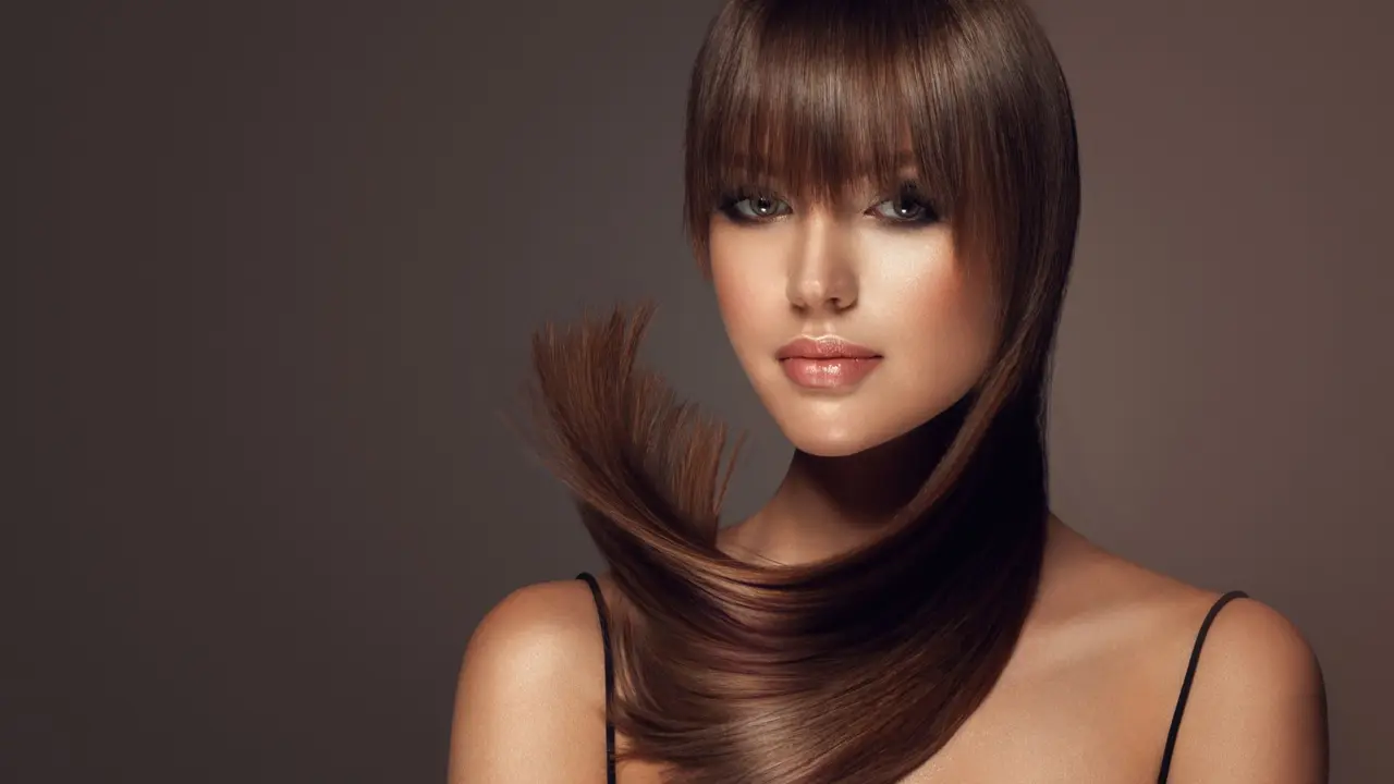 Ilustrasi rambut lurus