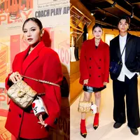 Mahalini bukan hanya datang sebagai ikon fashion, tetapi juga berbaur hangat dengan para artis Asia Tenggara lainnya, menciptakan momen kebersamaan yang hangat. [Dok/Kanmo Group].