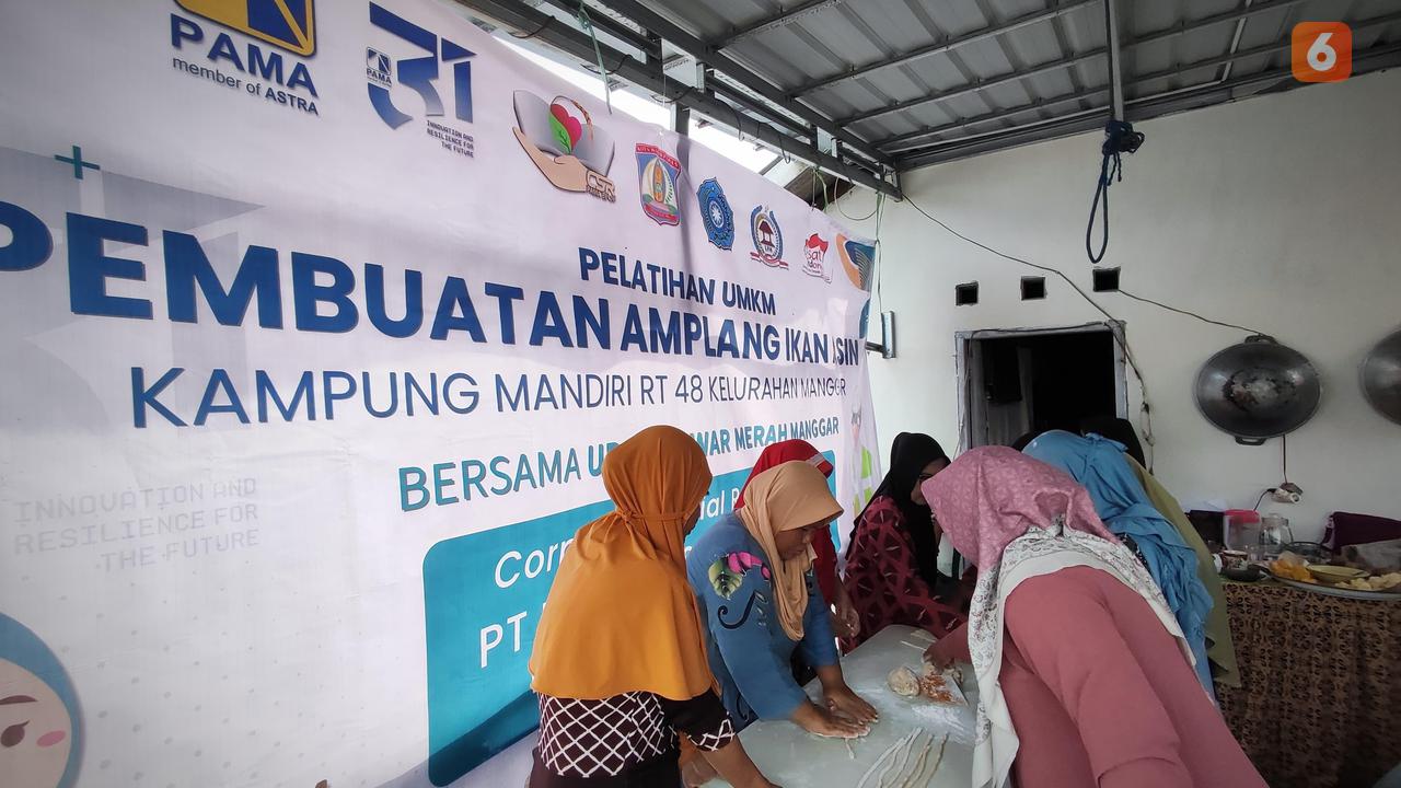 Profuksi Amplang Ikan Asin