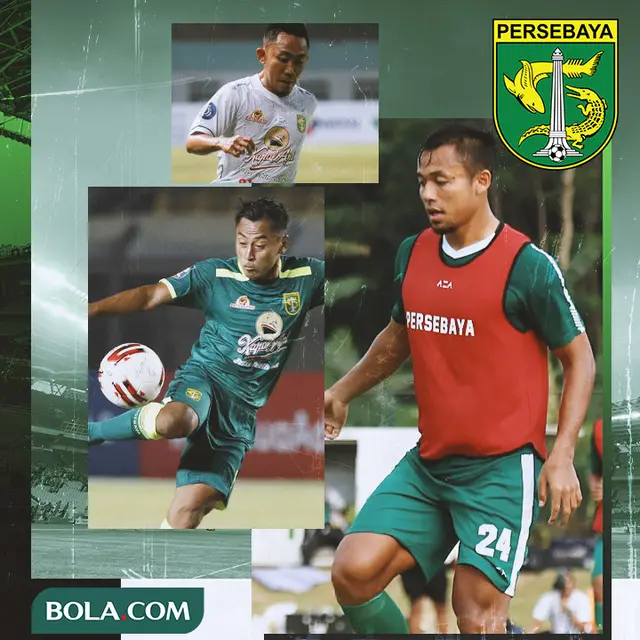 Persebaya Surabaya - Arif Munip, Rendi Irwan, Arif Satria