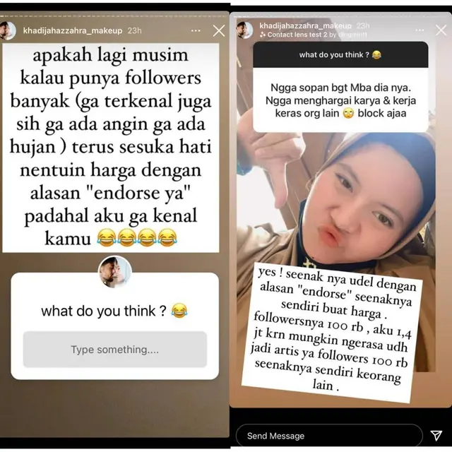 Unggahan Adik Via Vallen Diserbu Usai Isu Minta Endorse MUA Wedding