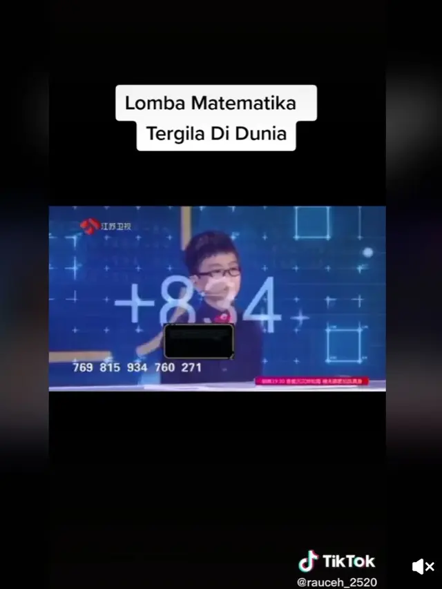 Lomba Hitung Cepat Ini Seolah Baca Mantra