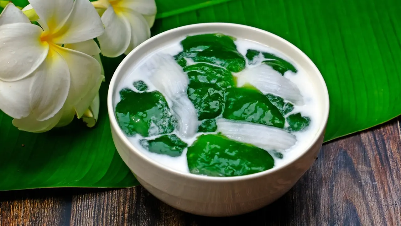 cincau hijau kelapa muda