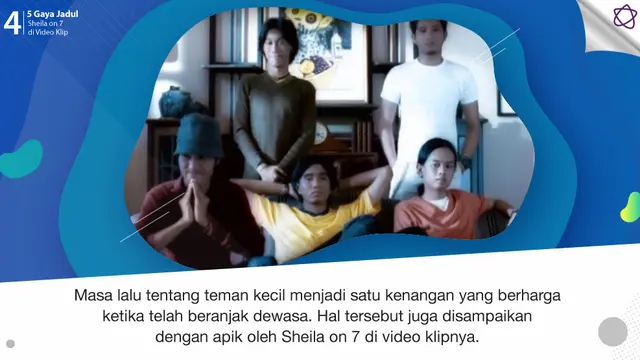 [Bintang] 5 Gaya Jadul Sheila on 7 di Video Klip