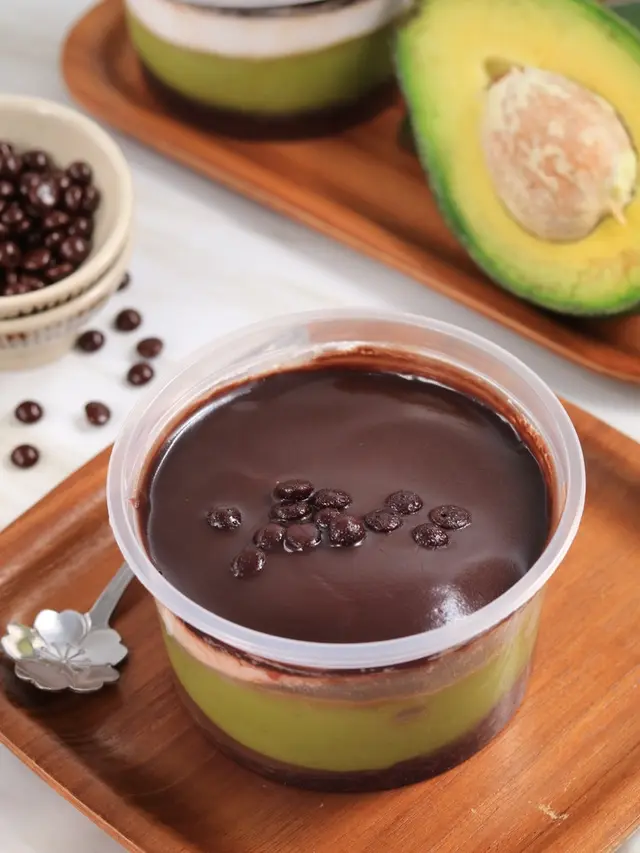 puding alpukat kocok