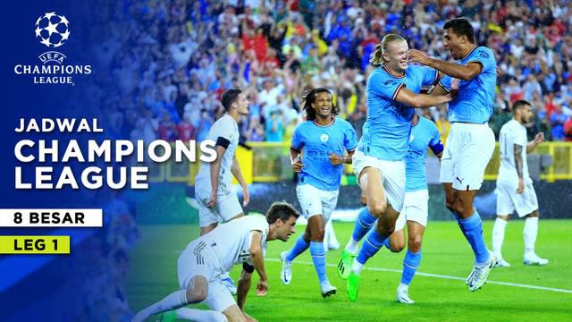 Berita Motion grafis jadwal lengkap Liga Champions babak 8 besar leg pertama. Big match Manchester City akan berhadapan dengan Bayern Munchen pada Sabtu (9/4/2023) menjadi laga pembuka.