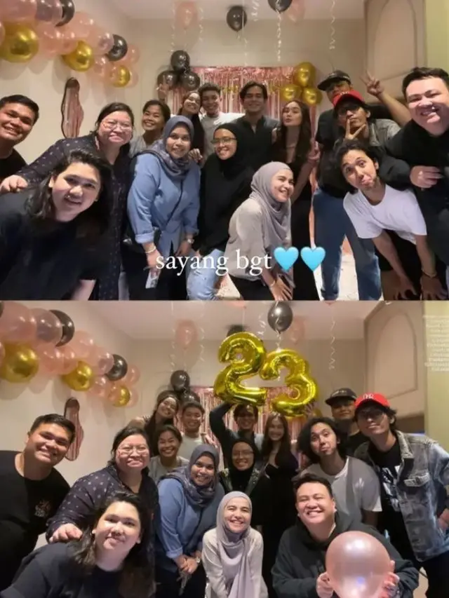 Dihadiri Rangga Azof, Ini 7 Momen Kejutan Ulang Tahun Caitlin Halderman ke-23 Tahun