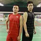 Pasangan ganda putra Hendra Setiawan/Mohammad Ahsan (Humas PBSI)