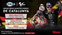 Live Streaming MotoGP Pekan ini di Kanal FOX Sports 3 Eksklusif Melalui Vidio. (Sumber : dok. vidio.com)