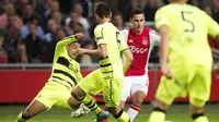 Gelandang serang Ajax Amsterdam, Anwar El Ghazi. (AFP/Olaf Kraak)