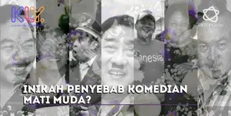 Seorang peneliti bernama Gil Greengross mengemukakan hasil penelitiannya, mengapa banyak komedian yang mati muda.