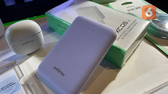 Powerbank Infinix yang dibanderol Rp 80 ribu.