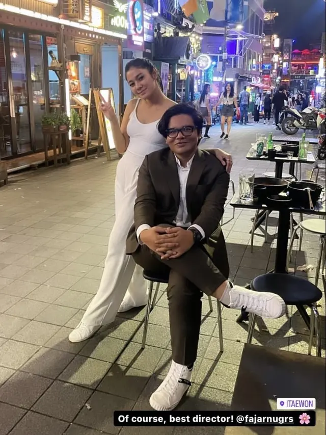 Gaya Naysilla Mirdad di Korea Selatan, credit: @naymirdad