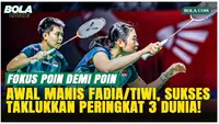 Kalahkan Pasangan Papan Atas Korea, Fadia/Tiwi Kian Percaya Diri Kejar Level Dunia
