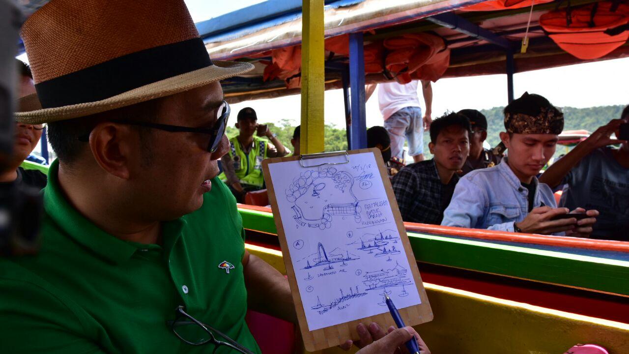 Cara Ridwan Kamil Kembangkan Wisata Waduk Darma Kuningan