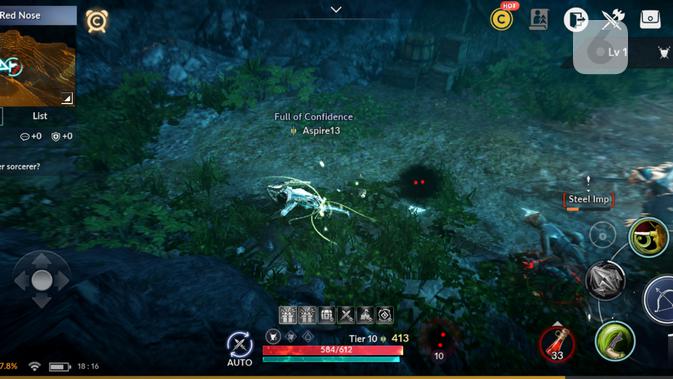 Black Desert Mobile di Black Shark 2 Pro. (Liputan6.com/ Yuslianson)