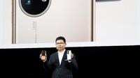Executive Director and CEO Huawei CBG, Richard Yu dalam peluncuran Huawei P50 Series. (Ist.)