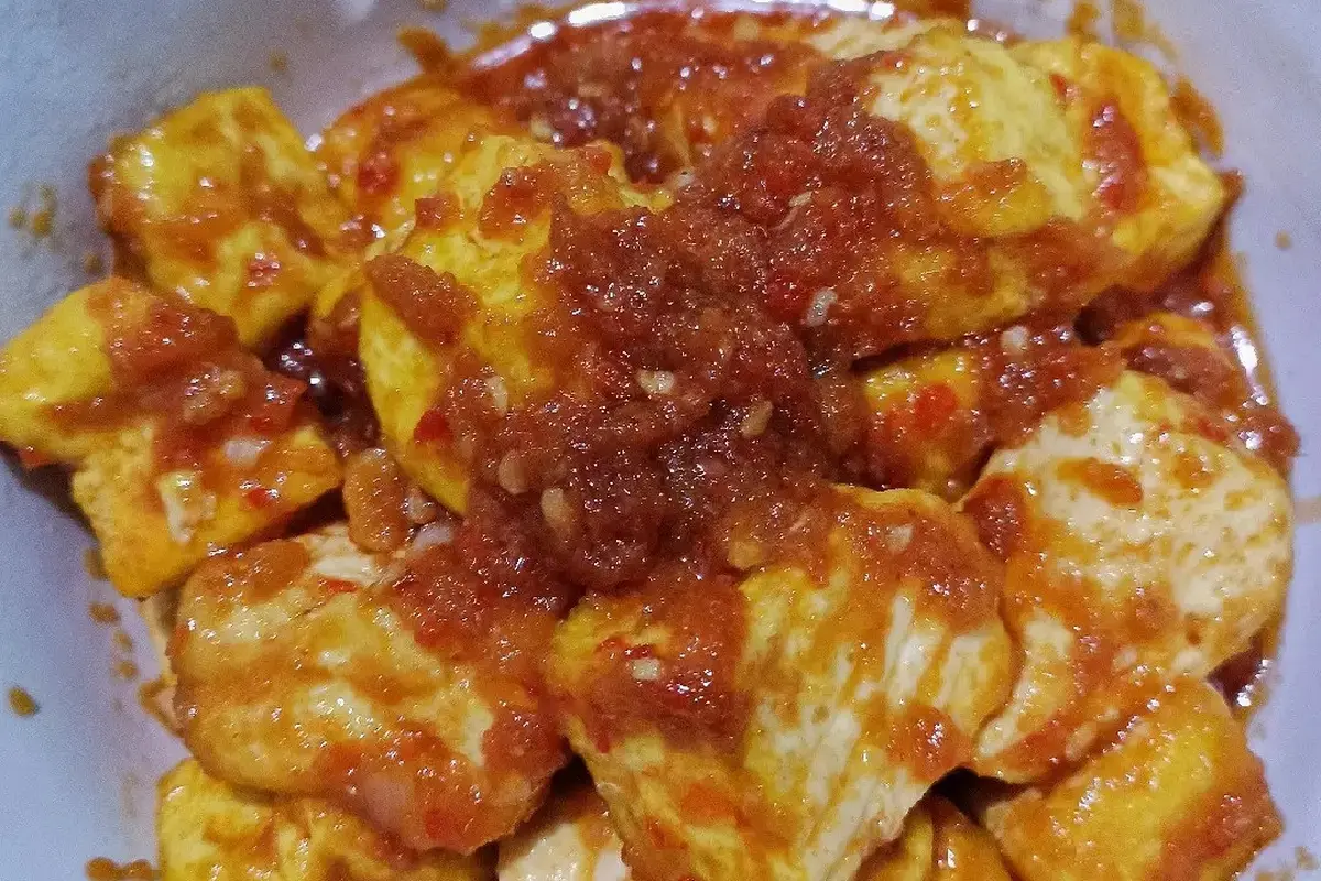 Resep tahu balado pedas manis. (dok. Cookpad @desiarumk)
