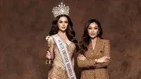 Poppy Capella pamer foto bareng Miss Universe 2023 Fabienne Nicole di tengah desakan klarifikasi kasus dugaan pelecehan seksual. (dok. Instagram @poppycapella_/https://www.instagram.com/p/Cvt7_9vRuRv/)