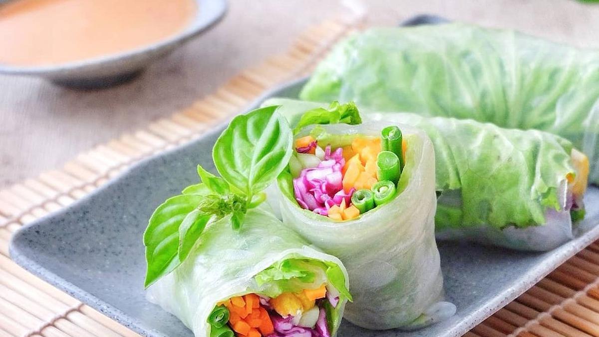 Resep Gado-Gado Roll Lengkap dengan Bumbu Kacang