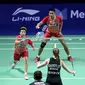 Ganda campuran Indonesia Tontowi Ahmad / Liliyana Natsir lolos ke babak kedua China Terbuka Super Series Premier 2017 yang berlangsung di Haixia Olympic Sports Center, Fuzhou, Rabu (15/11/2017) pagi WIB. (Humas PP PBSI)