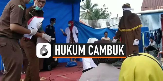 VIDEO: Hindari Kerumunan Massa, Hukum Cambuk di Aceh Digelar Tertutup