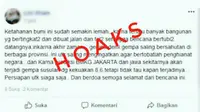 Penyebar Hoaks Gempa di Jakarta Ditangkap Polisi. (Liputan6.com/M Syukur)