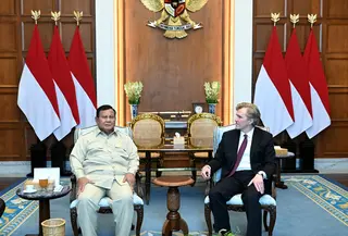 Prabowo Bertemu Wakil Menteri Perang AS di Istana (Biro Pers Sekretariat Presiden)