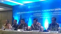 Rapat koordinasi pemerintah pusat dan daerah yang dihadiri para menteri menghasilkan delapan strategi mendongkrak pariwisata di Indonesia (Liputan6.com/ Switzy Sabandar)