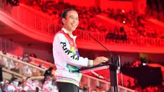 Presiden Joko Widodo saat membuka Pekan Olahraga Nasional XX Papua yang digelar di Stadion Lukas Enembe Kabupaten Jayapura, Sabtu (2/10/2021). Resmi dibuka oleh Presiden Jokowi, PON XX Papua 2021 akan berlangsung pada 2-15 Oktober 2021. (Foto:Tangkapan Layar YouTube Sekretariat Presiden)