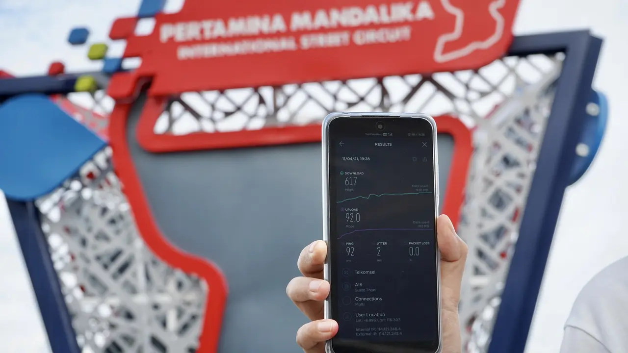 Optimalisasi jaringan 4G di Kawasan Sirkuit Mandalika