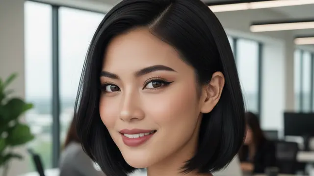 Soft Layered A-Line Bob