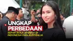 Berita video pesepak bola cantik, Sabreena Dressler, mengungkapkan perbedaan sepak bola wanita di Indonesia dan Australia.