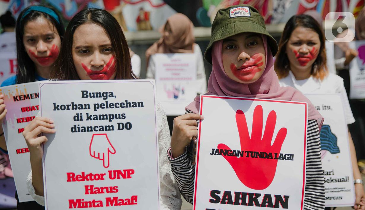  FOTO  Aksi Para Perempuan  Tolak Kekerasan Seksual News 