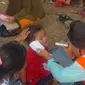 Warga Korban Likuefaksi di Petobo Palu 70 Persen Terserang ISPA. (Liputan6.com/Nanda Perdana P.)