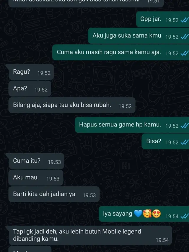 6 Chat Gagal Pacaran dengan Gebetan Ini Kocak, Ada Masalah dengan Weton