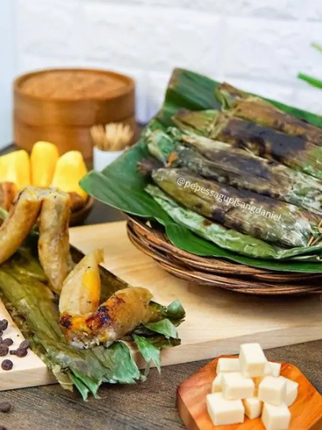Pepes pisang sagu
