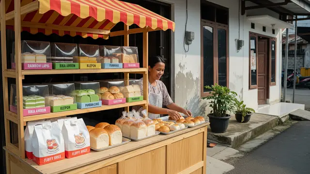 Ide Usaha Depan Rumah Khusus Ibu Rumah Tangga yang Bisa Sambil Awasi Anak Bisnis Kue atau Roti Rumahan