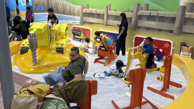Salah satu permainan di Adventure Bay bersama Paw Patrol. [Anisha/Fimela]